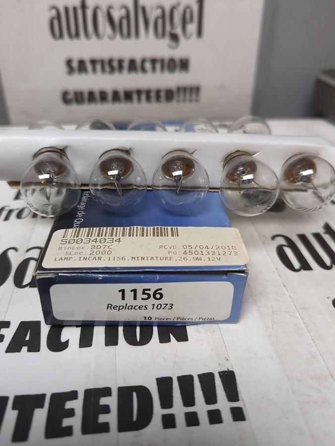 Used EIKO,1156,REPLACES 1073 INDICATOR LAMPS BOX OF 10 NOS