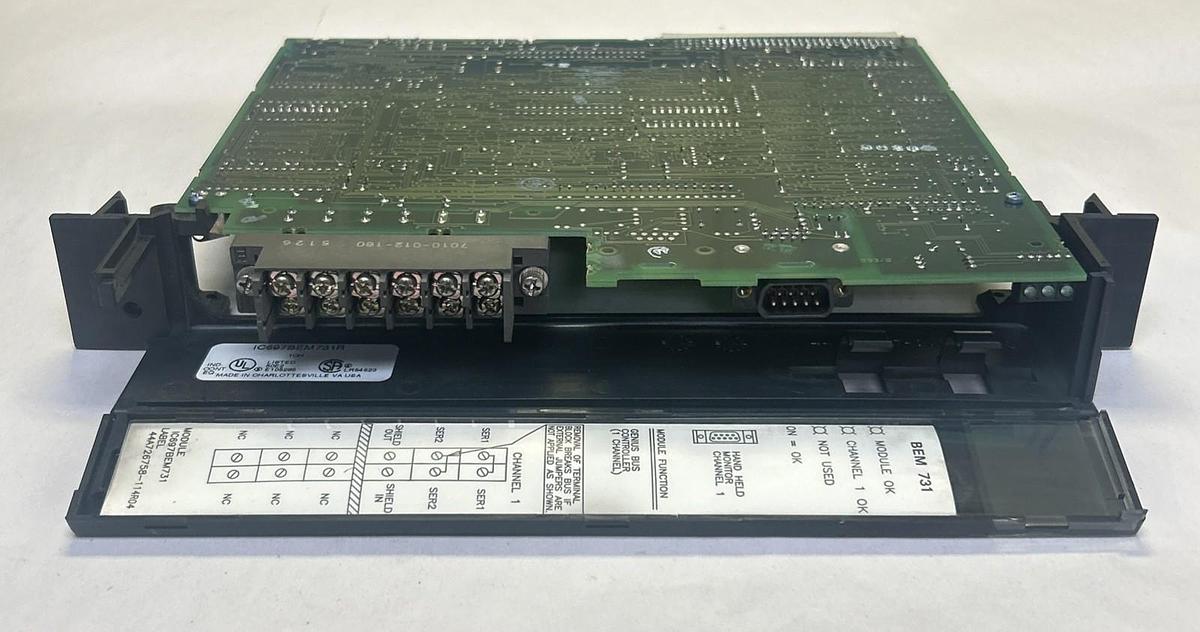 Used GE FANUC,IC697BEM713R,GENIUS BUS CONTROLLER