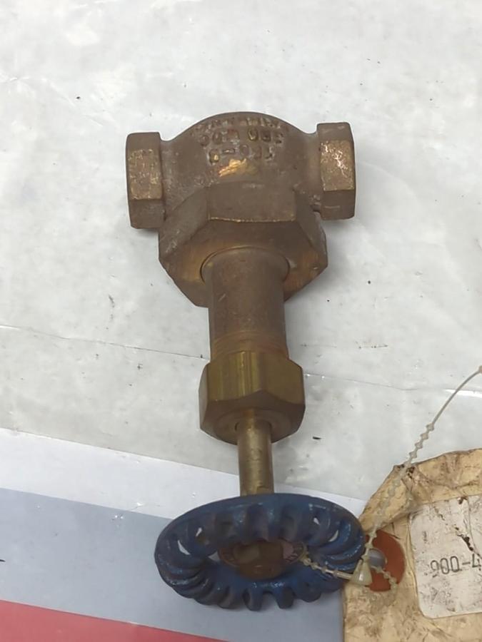FAIRBANKS,U-01,GLOBE VALVE 1/8 INCH 150-S 300 WOG NOS