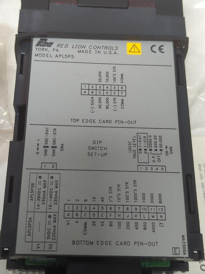 RED LION CONTROLS,APLSP5B0,APOLLO SLAVE 5 DIGIT 10-28VDC