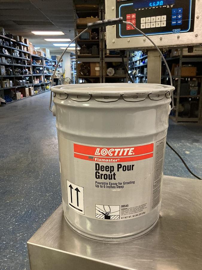 Used Loctite,PC 9422, Grout Pail 24 Hour Full Cure Fixmaster Super Grout