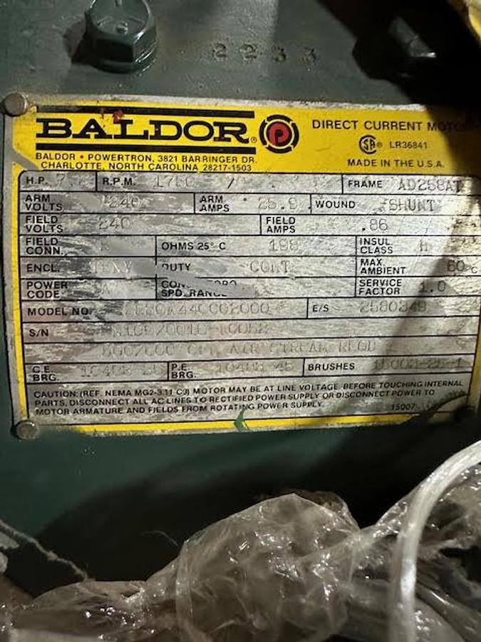 Refurbished Baldor  AD258AT