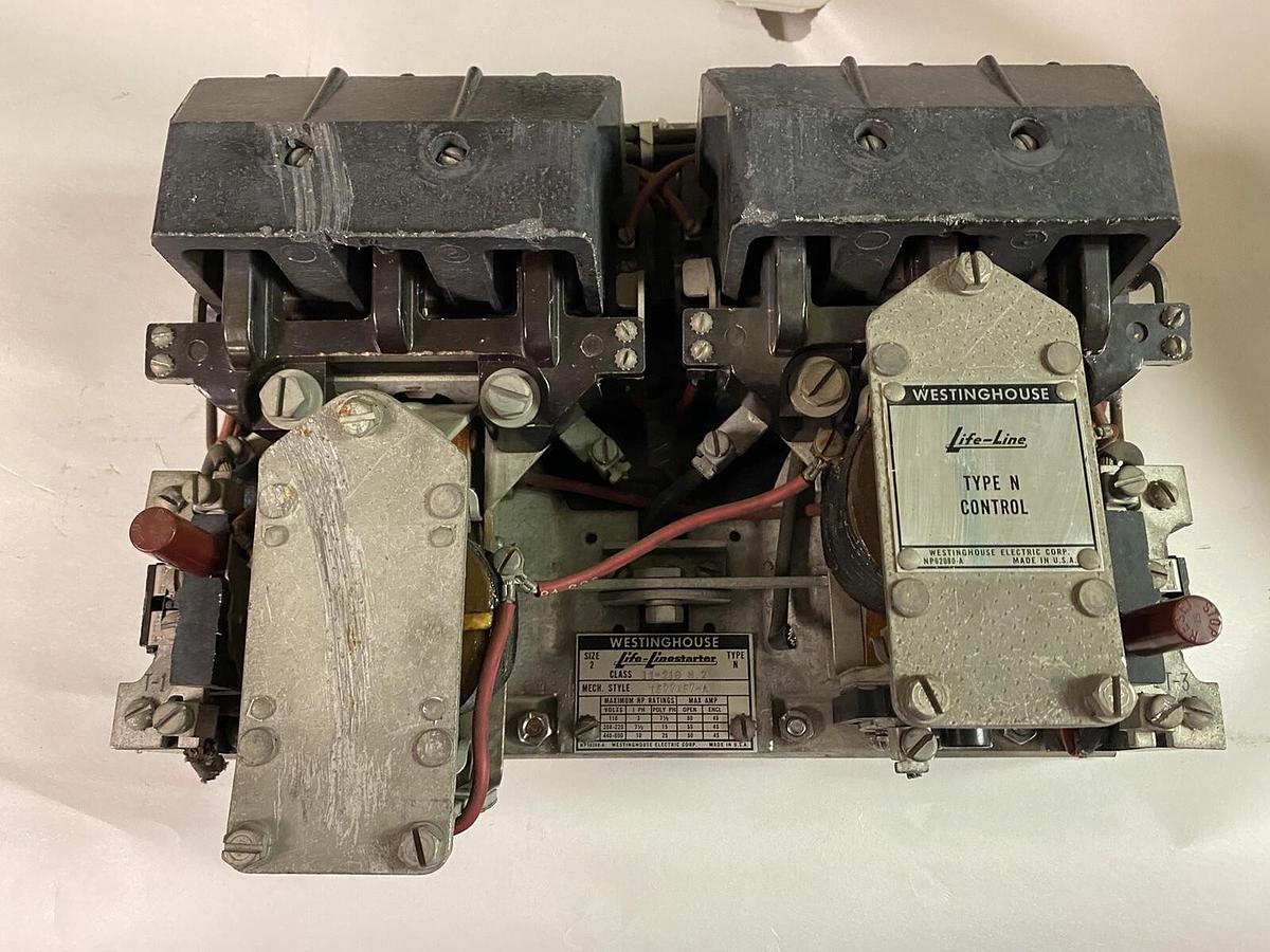 Used WESTINGHOUSE,11-210-N.2,LIFE-LINESTARTER SIZE 2 REVERSING STARTER