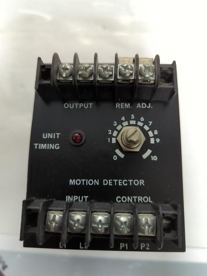 Used ISSC KANSON,1260-1-M-C,MOTION DETECTOR .5-500 SEC PRE-OWNED