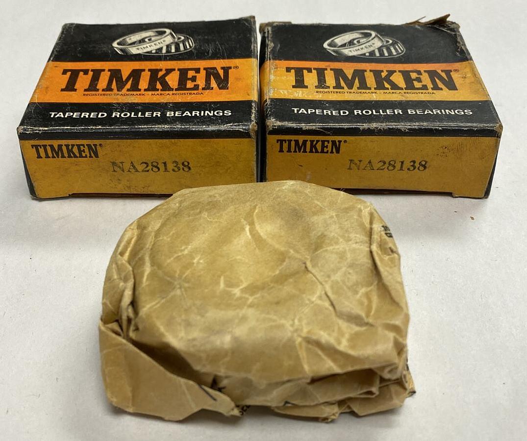 Used Timken,NA28138,Tapered Roller Bearing Cone Lot Of 2 NOS