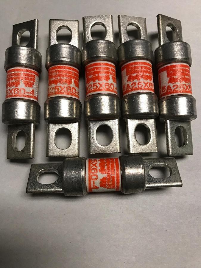 Ferraz Shawmut,25x60-4,Fuses lot  of 6
