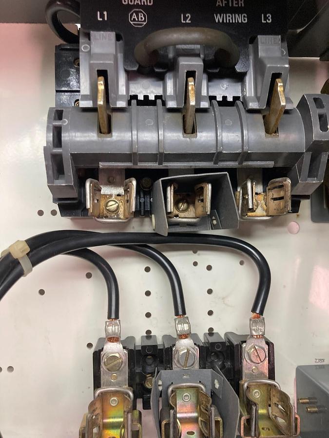 Used Allen-Bradley,2100 2192F,60 Amp 12 Inch Fused MCC Disconnect Feeder Bucket