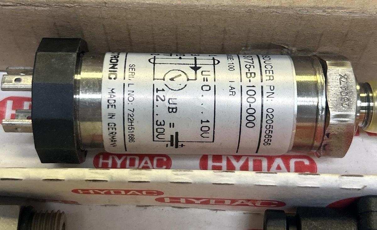 HYDAC TECHNOLOGY,HDA37775-B-100-000,PRESSURE TRANSMITTER NOS