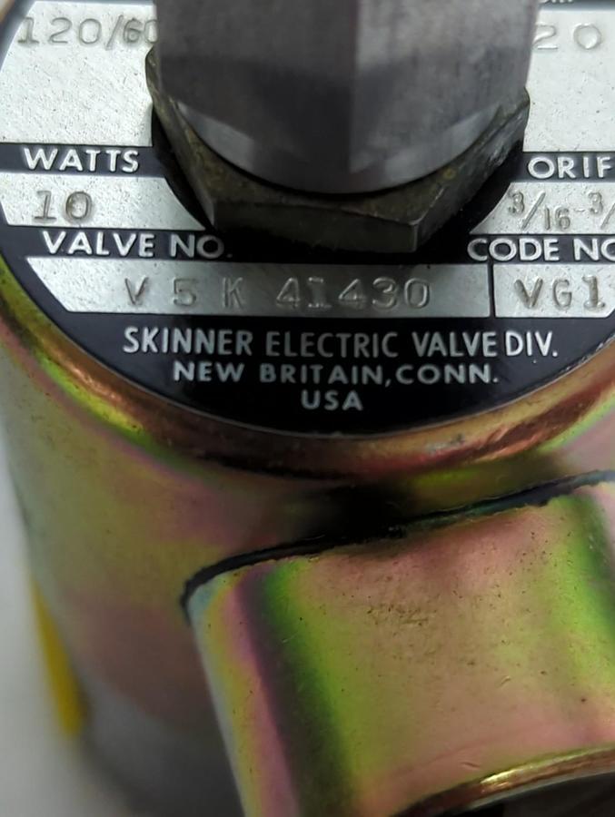 SKINNER ELECTRIC,V5K 41430,VALVE 10WATT 20PSI NOS