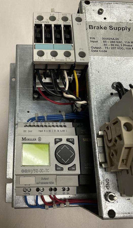 Siemens Morgan Electronics,300025A.00,Brake Power Supply Input 265VAC 1PH Output