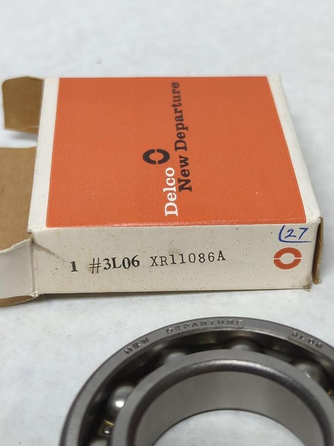 NDH DELCO,3L06,DEEP GROOVE BALL BEARING NOS