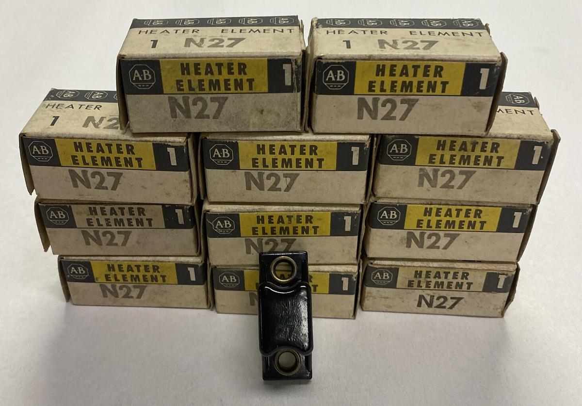 ALLEN BRADLEY,N27,OVERLOAD RELAY HEATER ELEMENT LOT OF 11 NOS