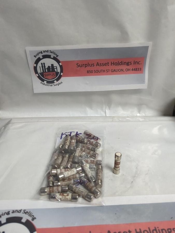 Used COOPER BUSSMANN,KTK-20,LIMITRON 20 AMP FUSE LOT OF 30 PRE-OWNED