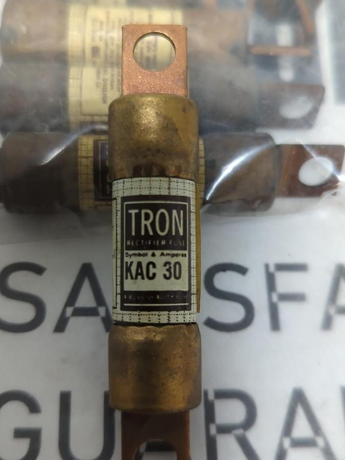 COOPER BUSSMANN,KAC-30,TRON 30 AMP FUSE LOT OF 9 NOS