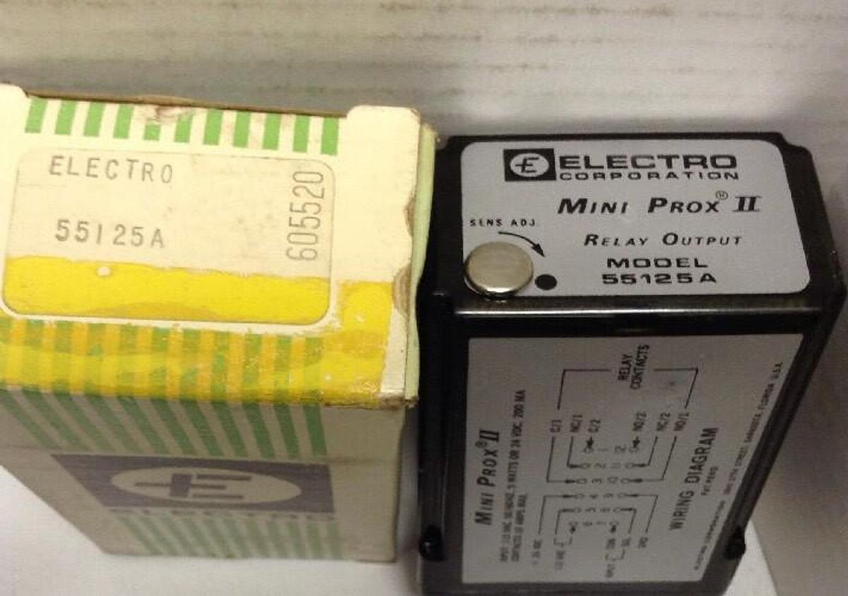 Electro,MODEL 55125,Mini Prox II Relay Output