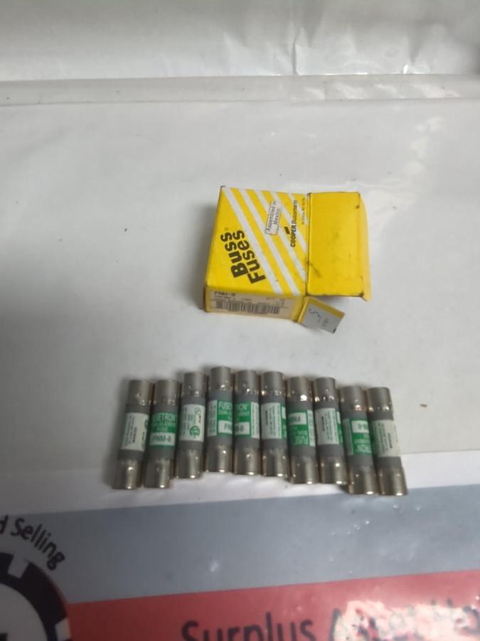 COOPER BUSSMANN,FNM-8,FUSETRON 8 AMP FUSES BOX OF 10 NOS