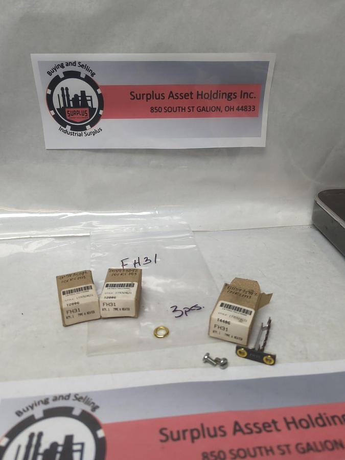 CUTLER-HAMMER,FH31,OVERLOAD HEATER ELEMENT LOT OF 3 NOS