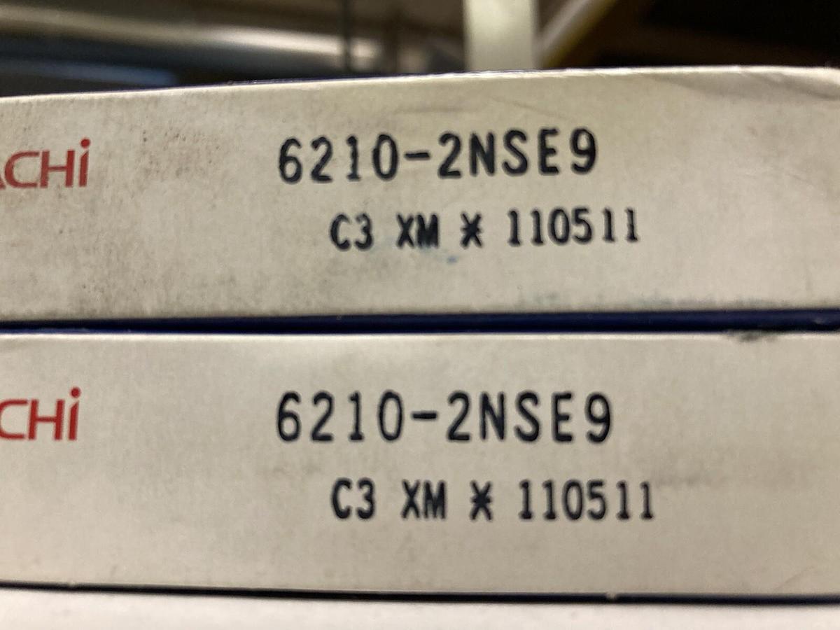 Used Nachi,6210-2NSE9,Bearings Lot of 2