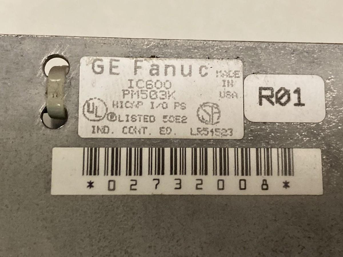 Used GE Fanuc,IC600 PM503K,Series Six I/O Power Supply
