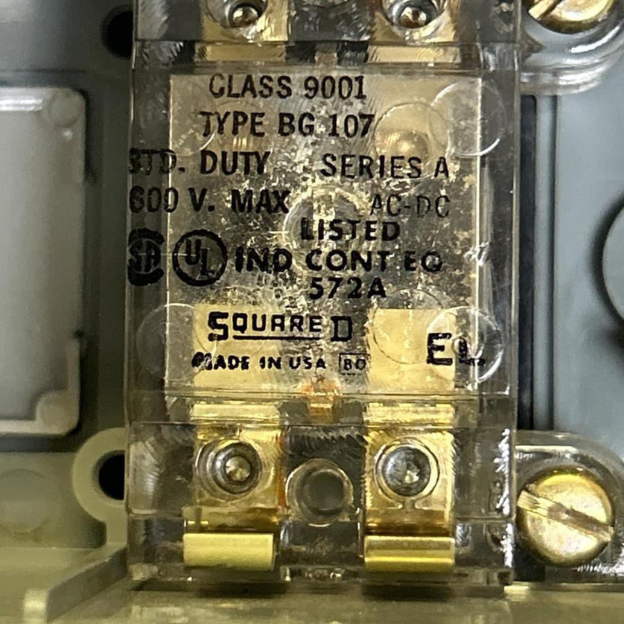 SQUARE D,9001BG107,PUSH BUTTON CONTROL STATION NOS