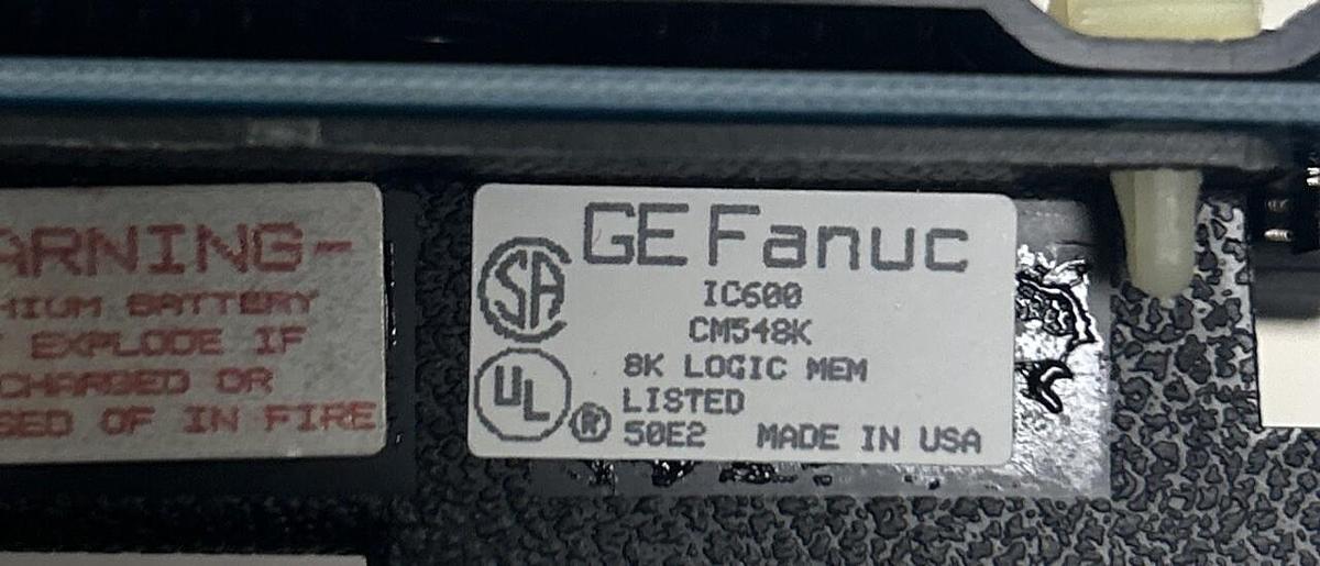 GE FANUC,IC600CM548K,MEMORY MODULE NOS