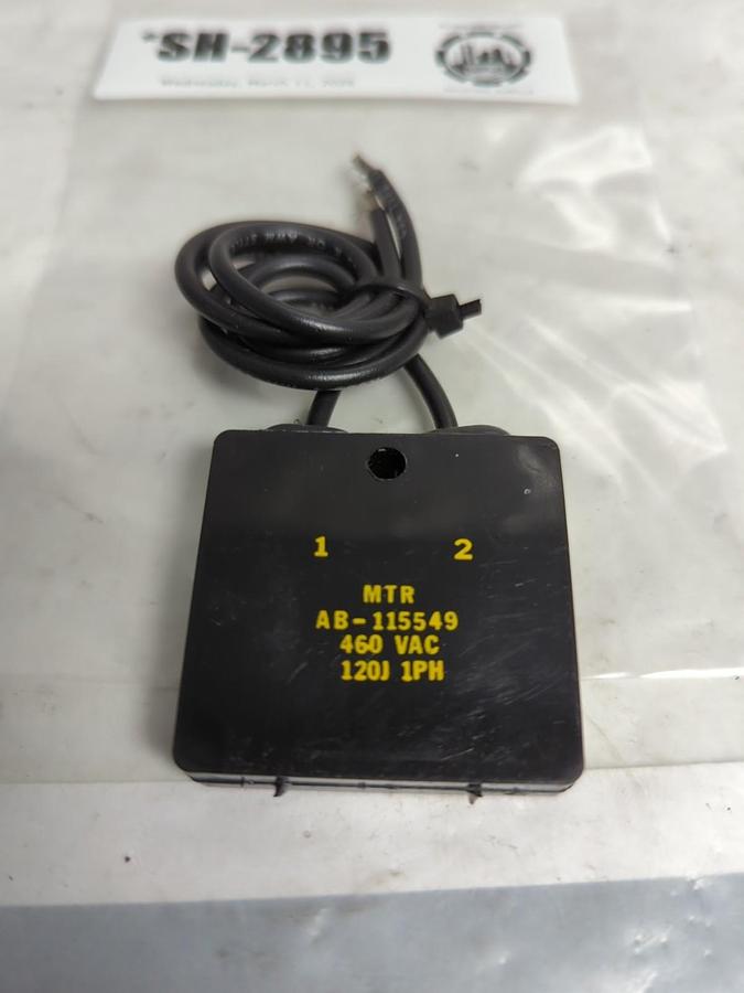 Used MTR,AB-115549,NOISE SUPPRESSOR 460VAC 120J1PH PRE-OWNED