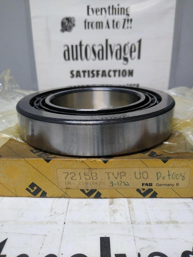 Fag,7215B-TVP-UO,Angular Contact Bearing NOS