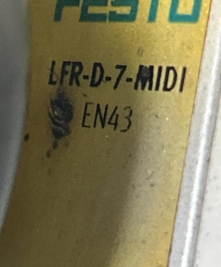 Used FESTO,LFR-D-7-MIDI,FILTER REGULATOR
