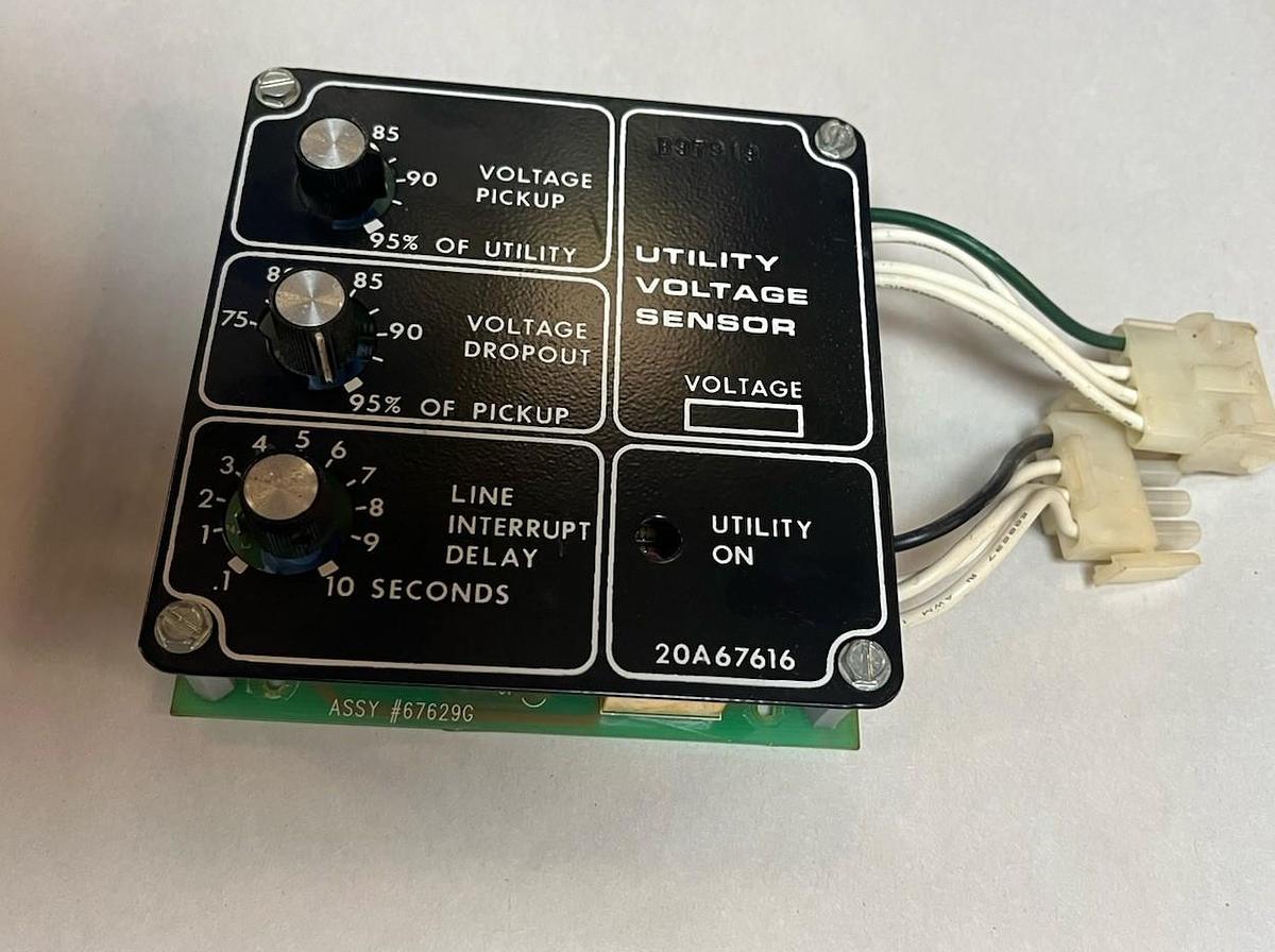 Used GENERAC,67629-G,UTILITY VOLTAGE SENSOR FOR TRANSFER SWITCH