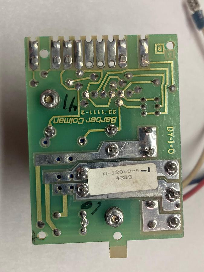 Used Barber-Colman,33-1111-2,Circuit Board