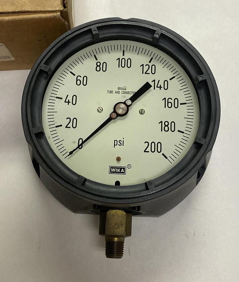 WIKA,9834864,PRESSURE GAUGE 1/4 INCH 200PSI NEW