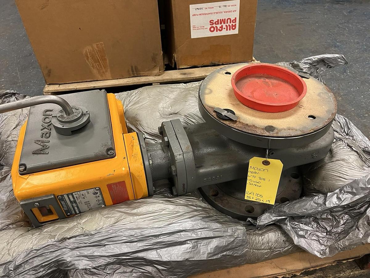 Used MAXON,808-1,NATURAL GAS SHUT OFF 6" REFURBISHED