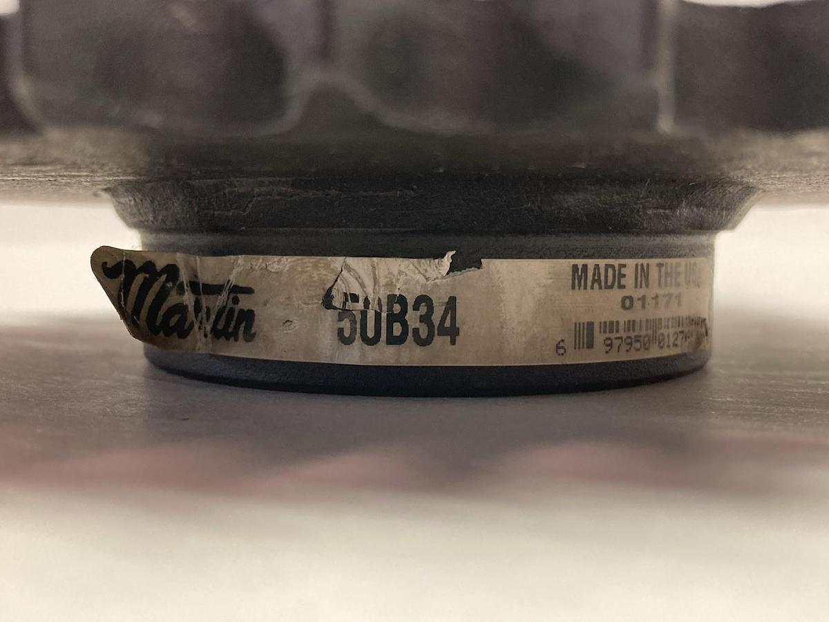 Used Martin,50B34,Roller Chain Sprocket 1-1/2 Inch