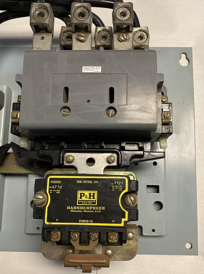 P&H Harnischfeger,479U18D1,Size 4 Reversing Starter 150AMP 600V NOS