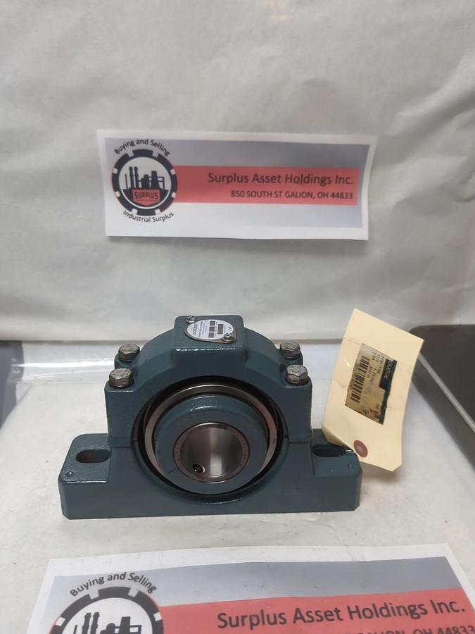 DODGE,P2BK111RE,STYLE KD1 SPLIT PILLOW BLOCK BEARING 1-11/16 IN BORE 2-BOLT BASE
