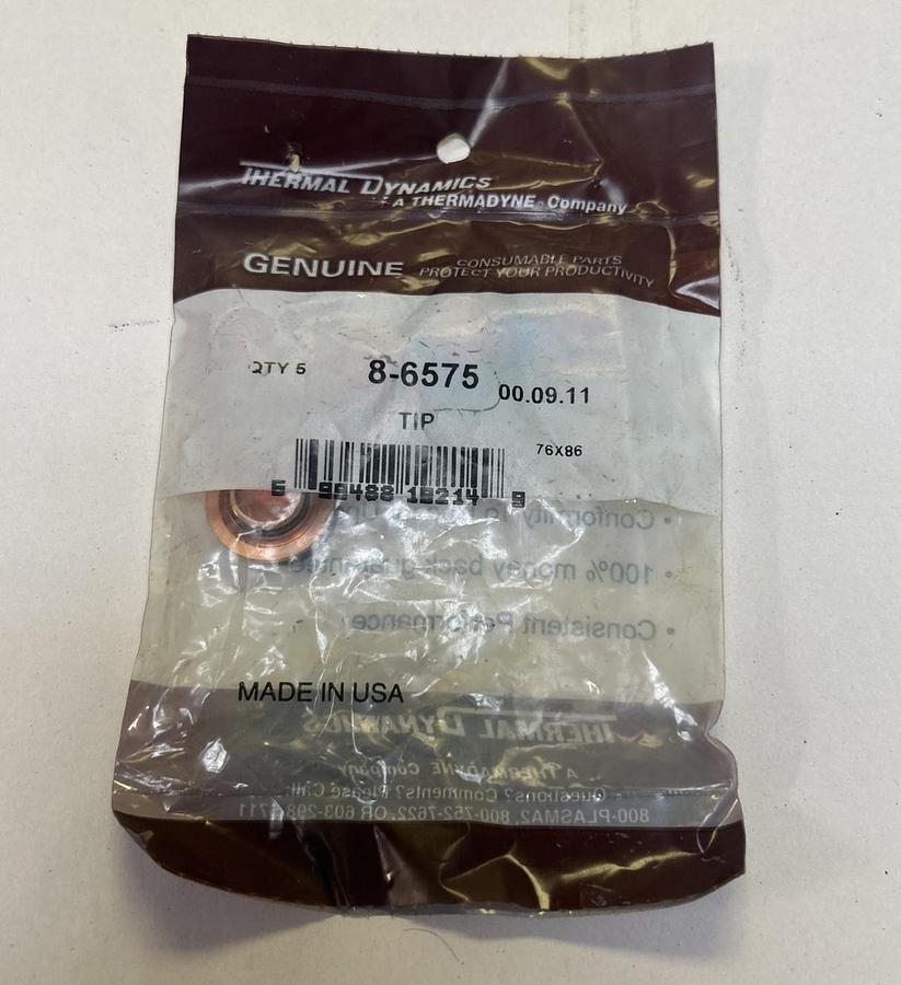 Used THERMAL DYNAMICS,8-6575,TIP FIVE PACK NOS