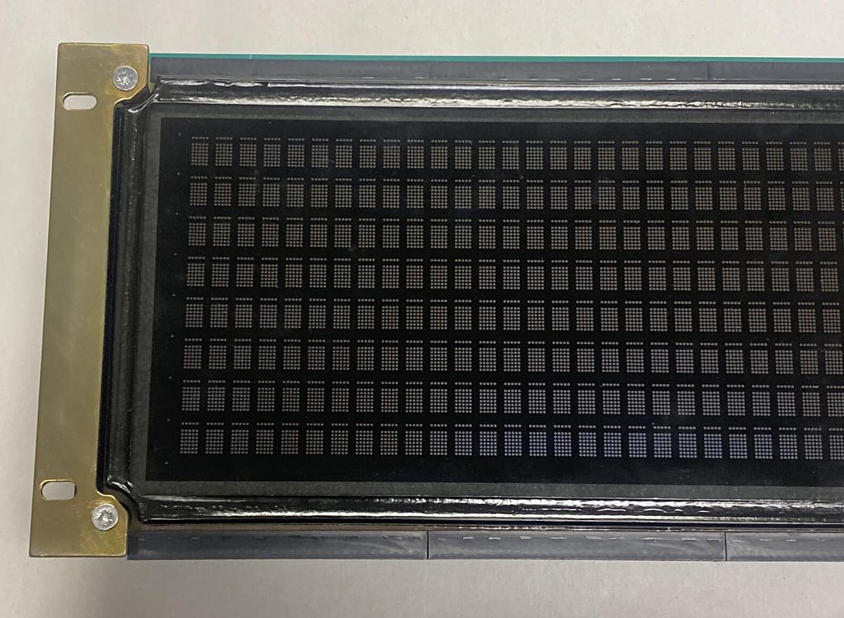 Used Argus,03100-08-256N / 25710-01,Alphanumeric Plasma Display