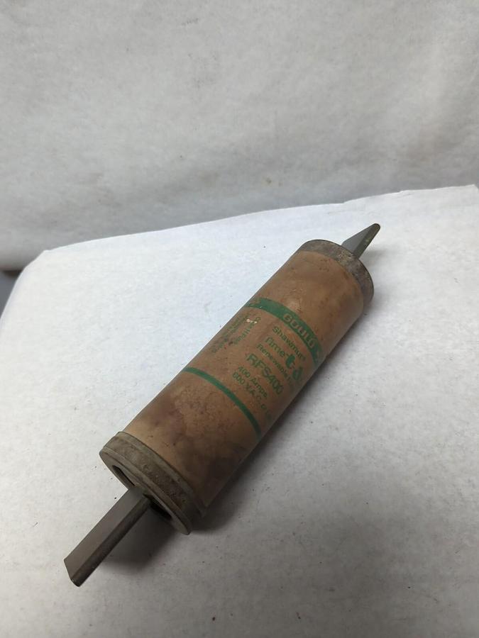 Used GOULD SHAWMUT,RFS400,RENEWABLE FUSE 400 AMP PRE-OWNED