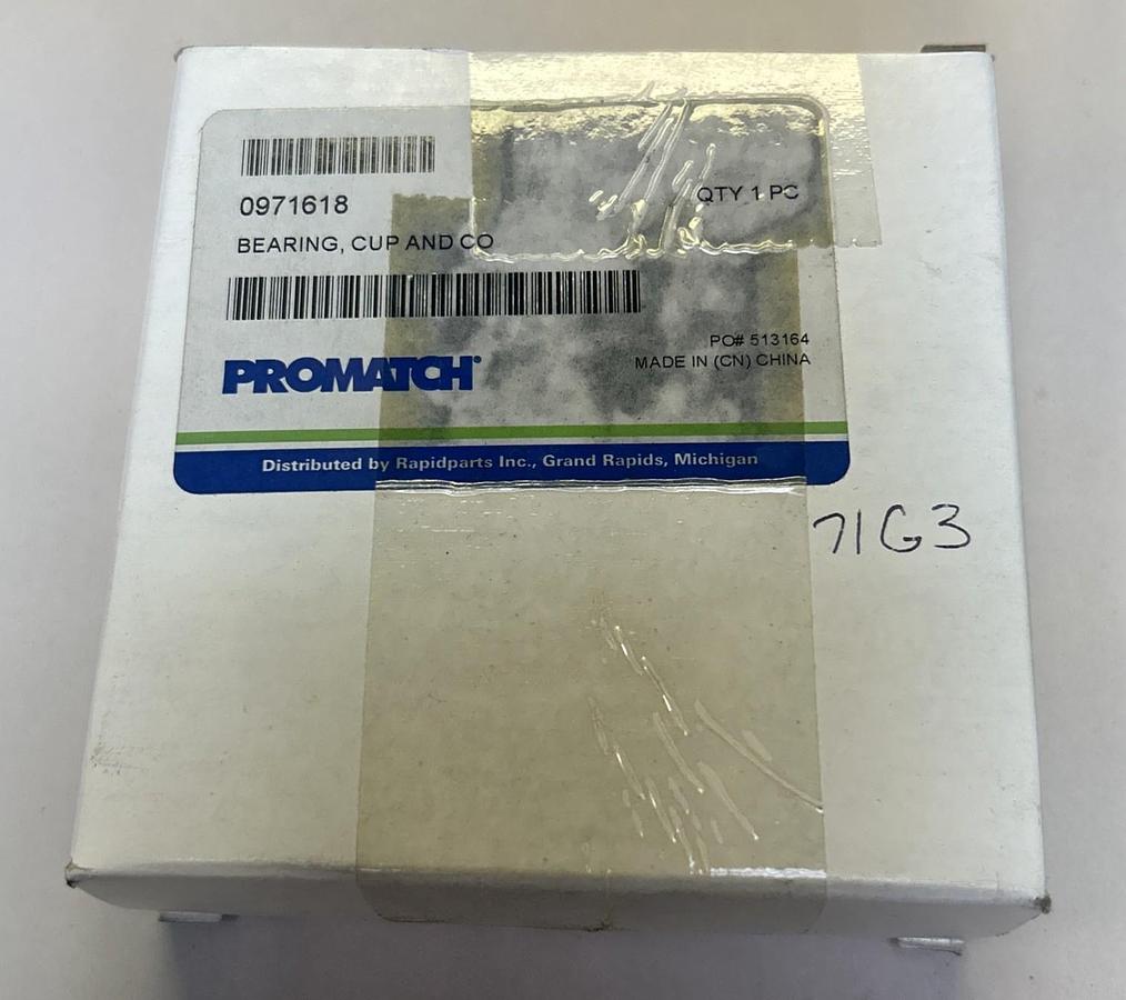PROMATCH,0971618,CUP AND CONE BEARING NOS