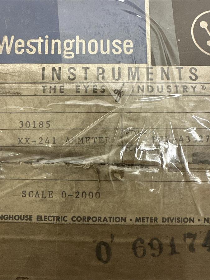 Westinghouse,KX-241,DC-Amperes 0-2000