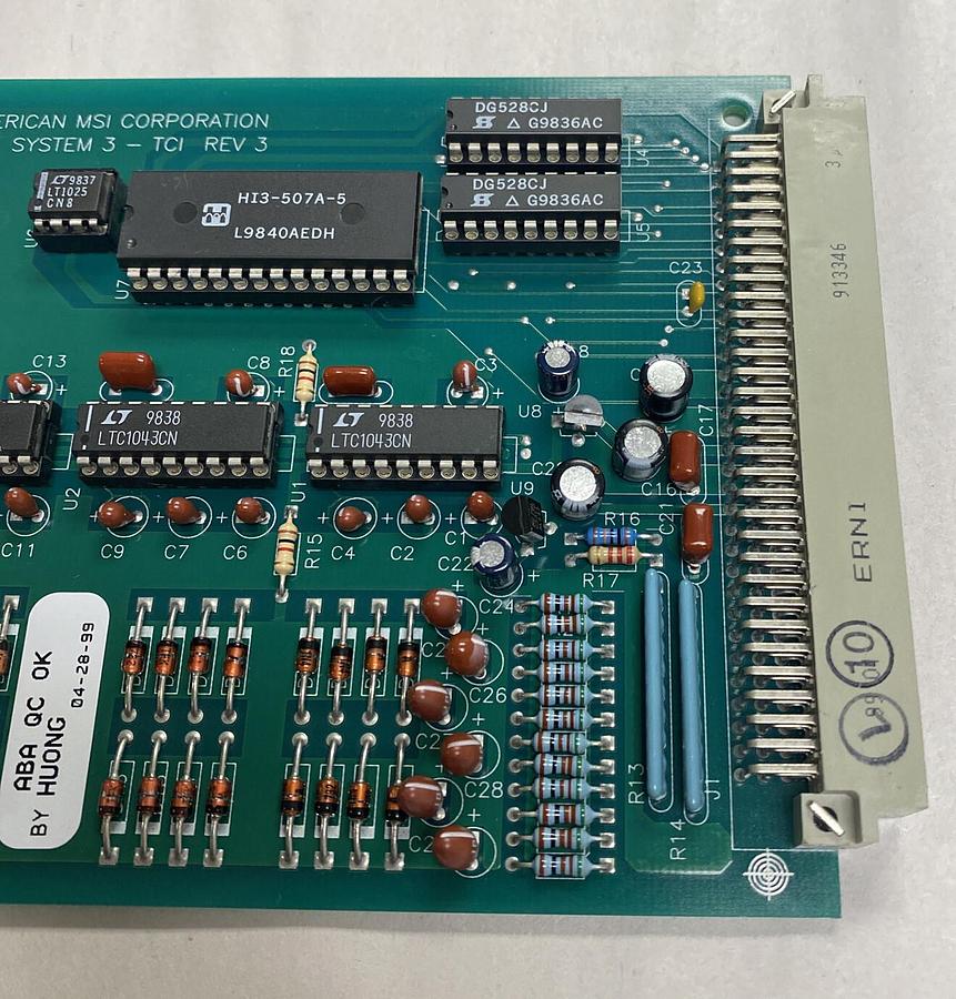 Used AMERICAN,MSI 3000.020.212,PC BOARD MULTIPLEXER BOARD SYSTEM- 3TCI