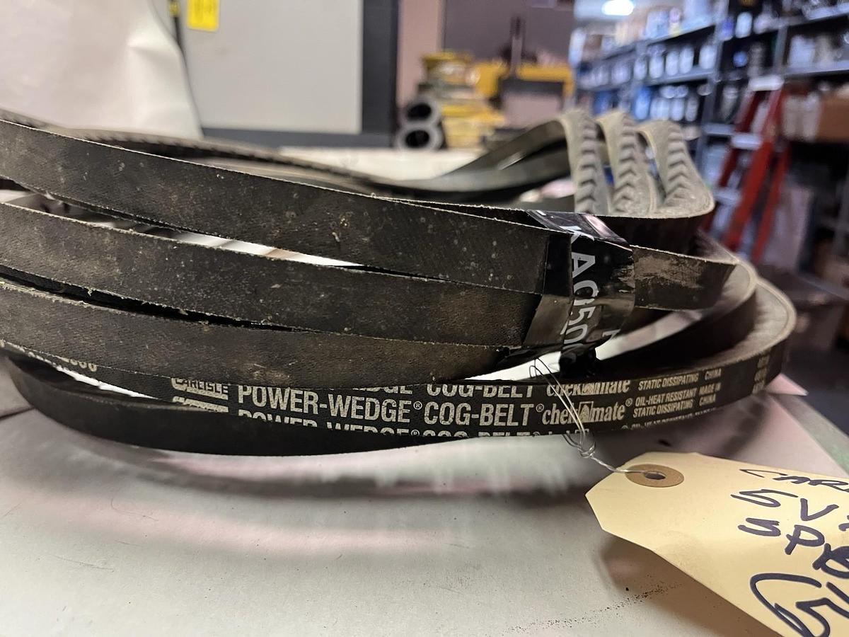 CARLISLE,5VX1000,POWER WEDGE COG SPBX22530 V-BELT LOT OF 5
