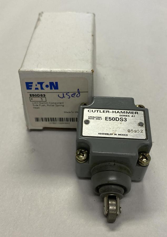 Used EATON,E50DS3,LIMIT SWITCH HEAD ONLY