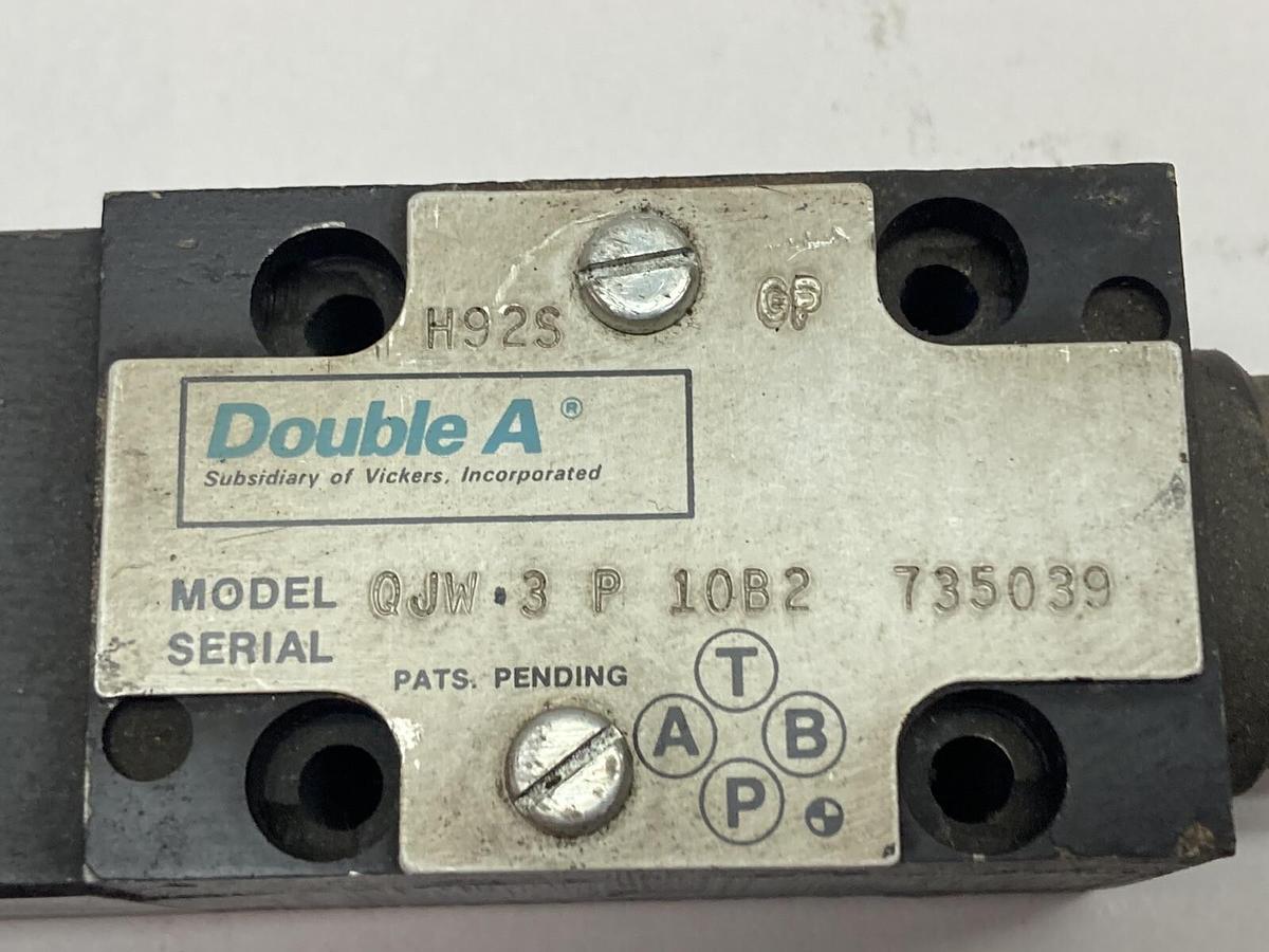 Used Double A,QJW-3-P-10B2-735039,Valve