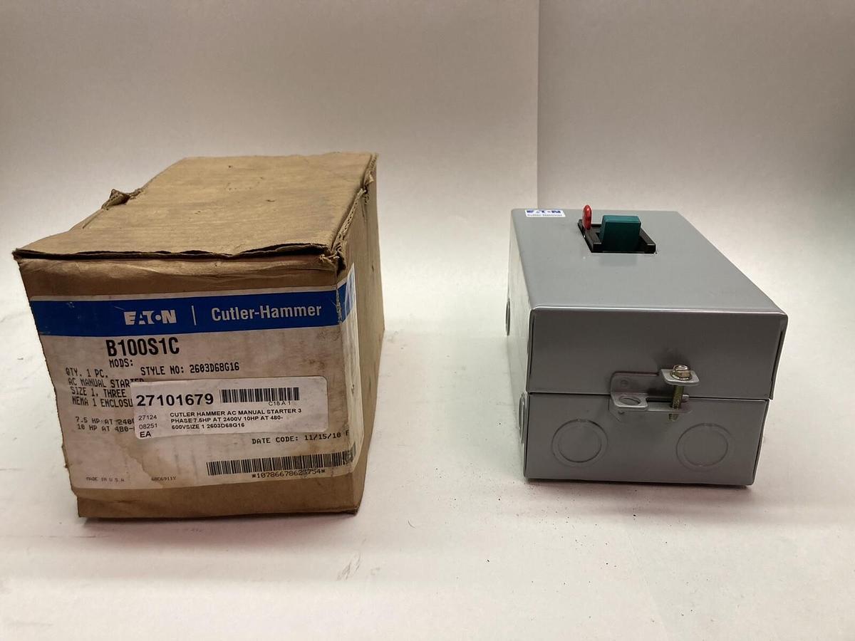 Eaton,B100S1C,Manuel Starter Motor