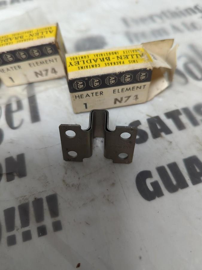 ALLEN BRADLEY,N74,THERMAL OVERLOAD HEATER ELEMENTS LOT OF 3 NOS