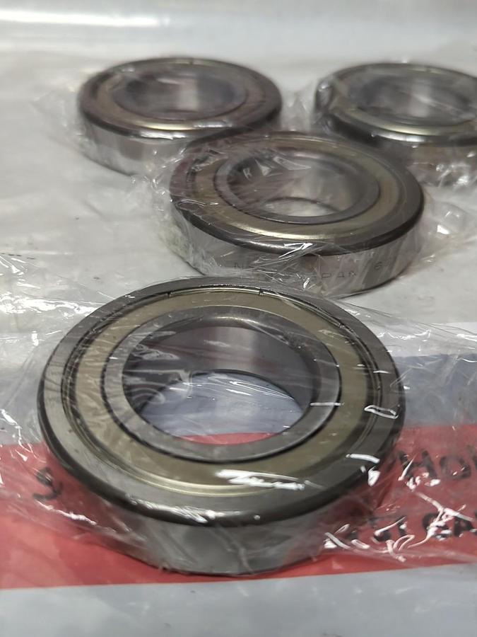 Used NTN,6208Z,METAL SHIELDED BALL BEARING LOT OF 4 PRE-OWNED
