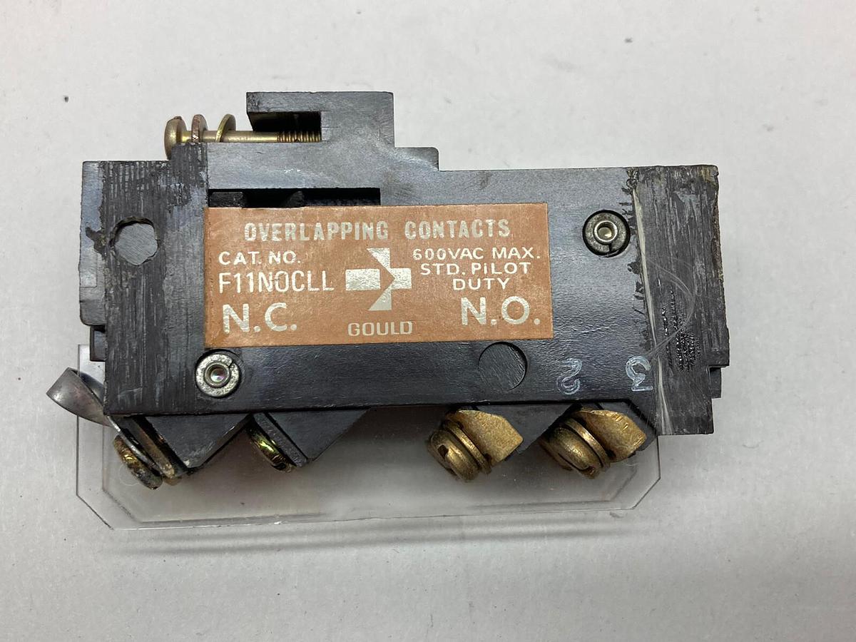 Used Telemecanique,F11N0CLL,Auxiliary Contact 600VAC