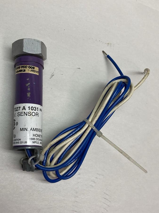 Honeywell,C7027 A 1031,Ultraviolet Flame Detector Sensor Rev E