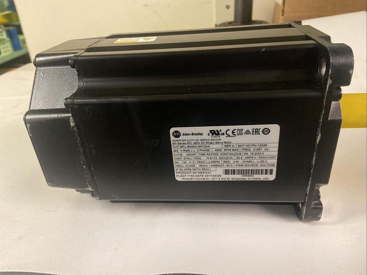 Allen Bradley,MPL-B540K-SK72AA,Series A Servo Motor